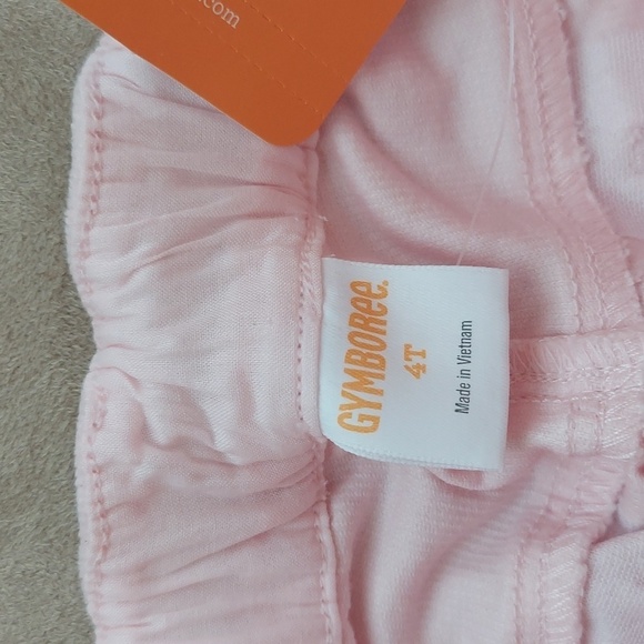 Gymboree pull on style pink sparkly stretchy corduroy pants - 4T - Picture 6 of 6
